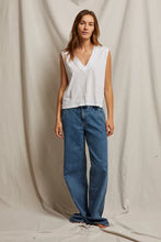 Load image into Gallery viewer, PerfectWhiteTee margot
crispy cotton v neck tank