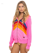 Load image into Gallery viewer, Aviator Nation MOUNTAIN STITCH CHEVRON 4 ZIP HOODIE