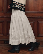 Load image into Gallery viewer, The Great. THE LATTICE LACE VICTORIAN SKIRT.