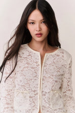 Load image into Gallery viewer, LoveShackFancy Junetta Cropped Lace Jacket