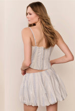 Load image into Gallery viewer, LoveShackFancy Bensen Cotton Lace-Up Bustier