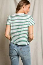 Load image into Gallery viewer, PerfectWhiteTee everett stripe