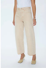 Load image into Gallery viewer, Pistola TATE CROP HIGH RISE BOWED WIDE LEG JEAN - DUNE