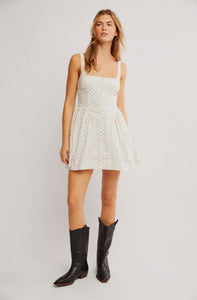 Free People Printed Mini Astrid Dress