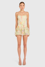 Load image into Gallery viewer, Amanda Uprichard LAURELINE ROMPER IN WHISTLEDOWN
