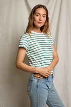 Load image into Gallery viewer, PerfectWhiteTee everett stripe