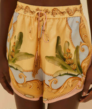 Load image into Gallery viewer, Farm Rio Multicolor Banana Royalty Kaleidoscope Shorts