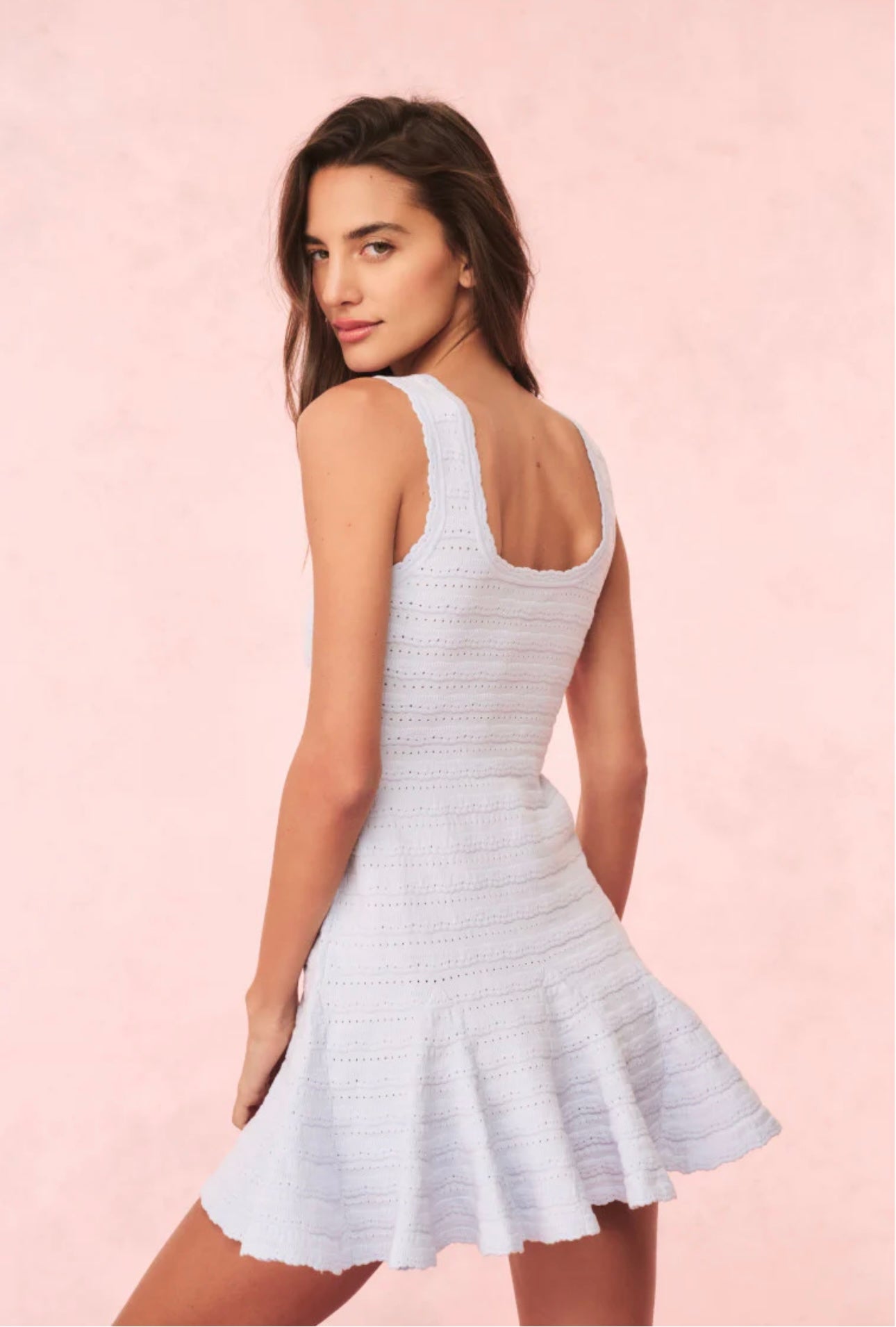LoveShackFancy Maryanne Knit Dress SPACE by Leslie Beard LoveShackFancy Maryanne Knit Dress SPACE by Leslie Beard