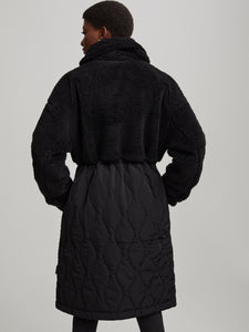 Varley Walsh Quilt Sherpa Coat