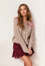 Load image into Gallery viewer, LoveShackFancy Clementian Alpaca-Blend Ribbon Cardigan