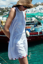Load image into Gallery viewer, Ciao Lucia Ebba White Embroidered Cotton Dress