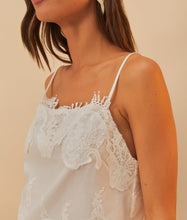 Load image into Gallery viewer, Farm Rio Off-White Sleeveless Lace Top