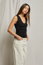 Load image into Gallery viewer, PerfectWhiteTee Jordan ribbed u neck tank