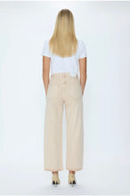 Load image into Gallery viewer, Pistola TATE CROP HIGH RISE BOWED WIDE LEG JEAN - DUNE
