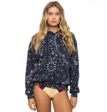 Load image into Gallery viewer, Aviator Nation BANDANA RELAXED PULLOVER HOODIE