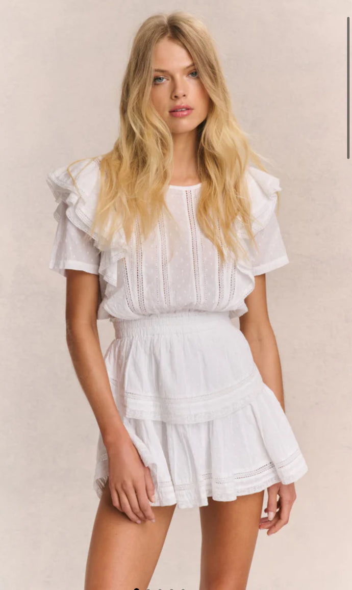 LoveShackFancy Natasha Heritage Mini Dress