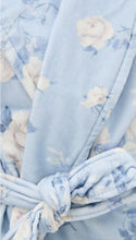 Load image into Gallery viewer, LoveShackFancy Indie Cotton Bath Robe Whisper Blue