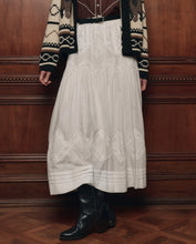 Load image into Gallery viewer, The Great. THE LATTICE LACE VICTORIAN SKIRT.