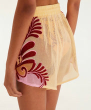 Load image into Gallery viewer, Farm Rio Soft Yellow Arabesc Shorts