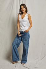 Load image into Gallery viewer, PerfectWhiteTee Jordan ribbed u neck tank