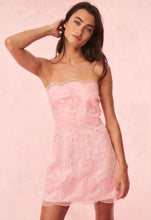 Load image into Gallery viewer, LoveShackFancy Vailia Organza Eyelet Mini Dress