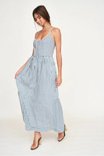 Load image into Gallery viewer, Mirth NOSARA DRESS IN OCEAN STRIPE