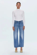 Load image into Gallery viewer, PISTOLA LEXI MID RISE BOWED STRAIGHT JEAN - METROPOLI
