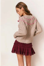 Load image into Gallery viewer, LoveShackFancy Clementian Alpaca-Blend Ribbon Cardigan