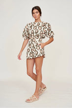 Load image into Gallery viewer, Mirth Track shorts in Oyster Print