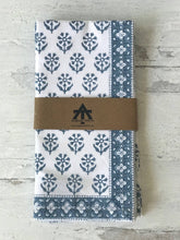 Load image into Gallery viewer, August Table - Sequoia Napkins in Stella Blue - set of 4