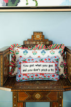 Load image into Gallery viewer, Furbish Studio - Get What You Get Needlepoint Pillow