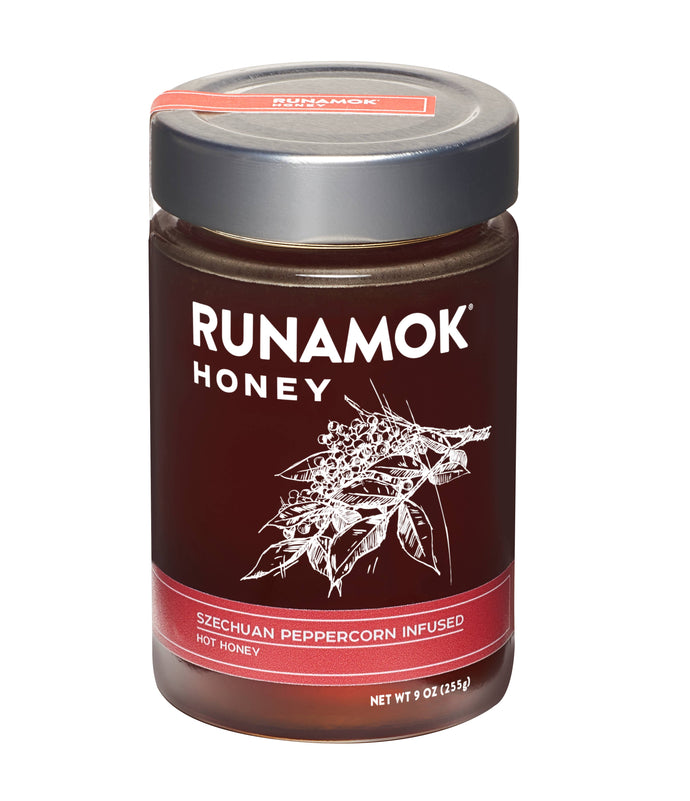 Runamok - Szechuan Peppercorn Infused Hot Honey 9oz