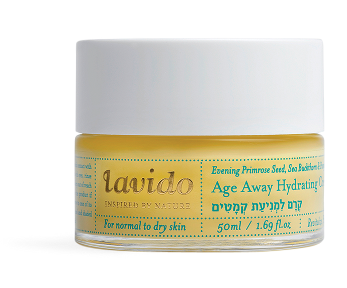 Lavido Age Away Hydrating Cream This luxurious moisturizing cream is clinically proven to reduce fine lines and wrinkles and improve texture for a healthy, youthful glow.  