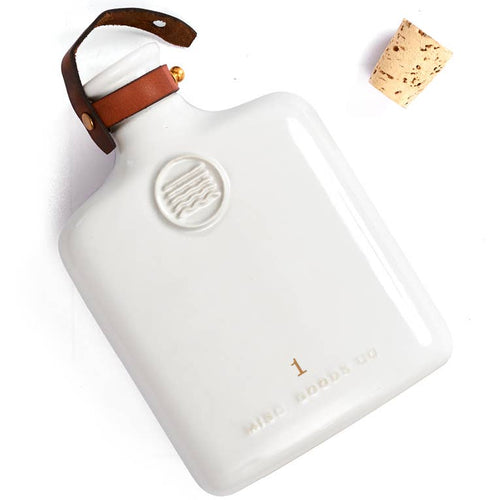 Ivory Ceramic Flask