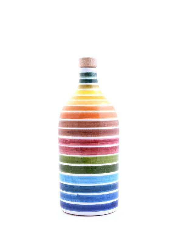 Zia Pia imports - Rainbow Extra Virgin Olive Oil Ceramic by Muraglia