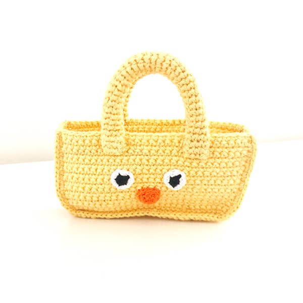 Pebble - Yellow Chick Basket