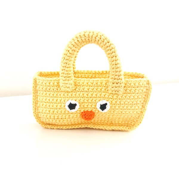 Pebble - Yellow Chick Basket