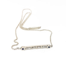 Load image into Gallery viewer, women&#39;s silver and gemstone necklace