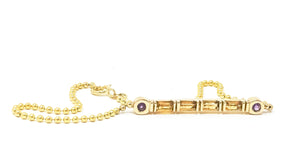 women's gold and gemstone bracelet 