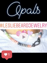 Load image into Gallery viewer, Candy Necklace - SPACE by Leslie Beard 
