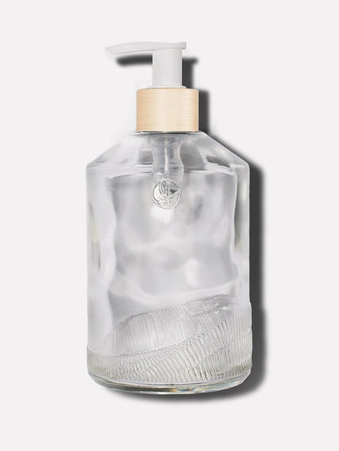 L’Avant Collective Glass Soap Empty Bottle, White Pump