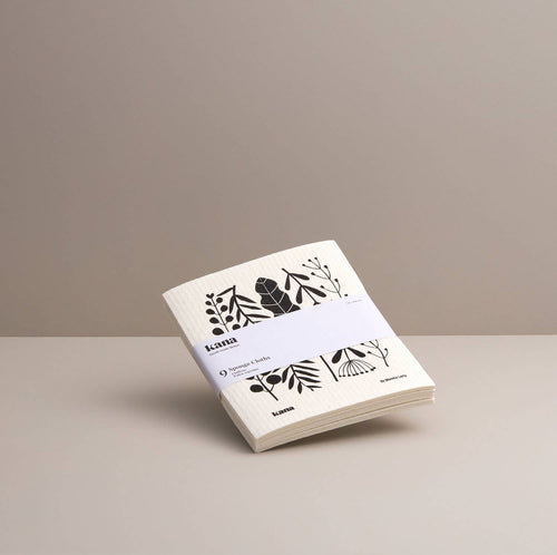 Kana Swedish Dishcloths | Set of 9 - Design by Monika Lang