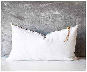 Celina Mancurti, LLC - White Washed Linen Pillow- 2 sizes available