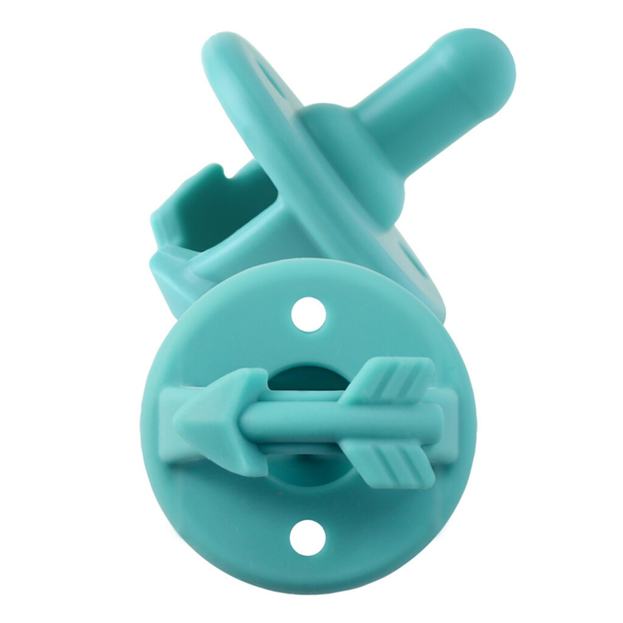 Peacock Blue Arrow Sweetie Soother™ Pacifier Set