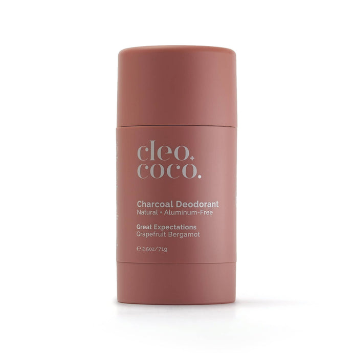 Cleo+Coco Natural - Charcoal Deodorant, Great Expectations, Grapefruit Bergamot