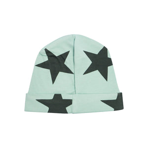 Sammy + Nat Zanzibar Green/Black Star Receiving Hat