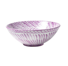 Load image into Gallery viewer, Pomelo Casa Medium Bowl With Hand Painted Designs