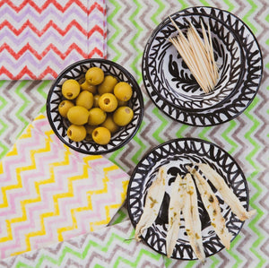 Pomelo Casa Mini Plate With Hand Painted Designs