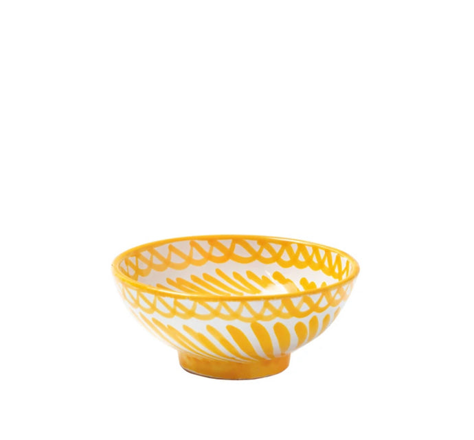 Pomelo Casa Small Bowl With Hand Painted Designs