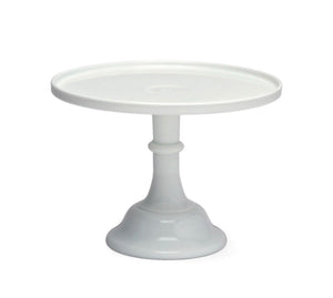 Mosser Glass 10" cake stand in white milk glass